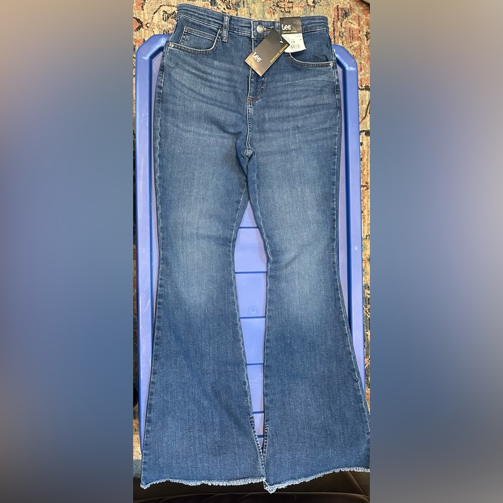 Brand New Lee Flare Highrise (Galactic Shine) Jeans